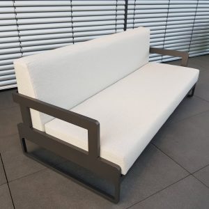 Perfekt für gesellige Stunden Großer 3-Sitzer aus der Lounge-Kollektion Marseille Anthrazit