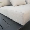 Bequeme Sitzkissen aus hochwertigem Textilstoff für das Loungesofa