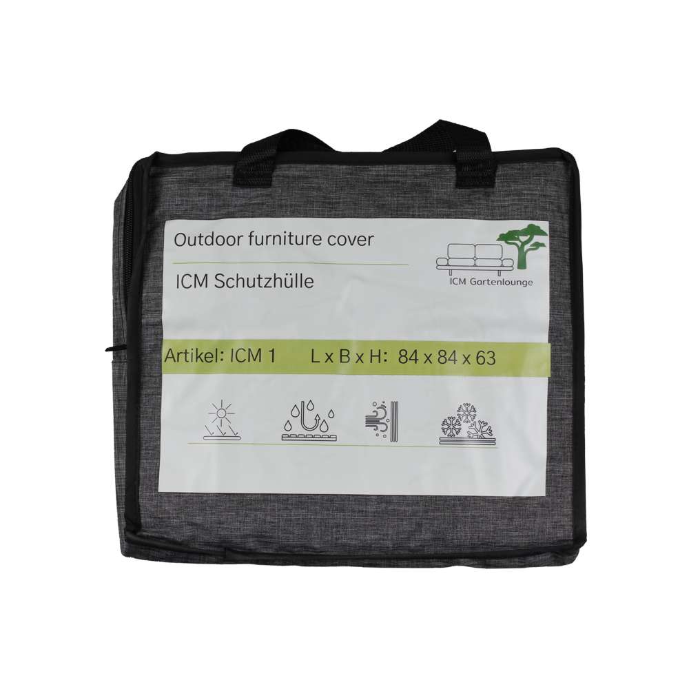 ICM Gartenlounge Schutzhülle für 1er Modul – Wetterbeständiger Schutz, passend für ICM Gartenlounge Einzelmodule