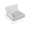 1 Sitzer Sessel Weiss