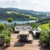 modulares loungemöbel set monaco anthrazit mit 3 sitzer 2 sitzer sessel und loungetisch outdoor