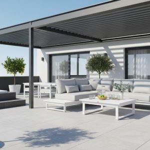 Exklusive Gartenlounge Detail