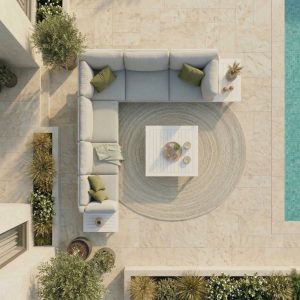 Exklusive Gartenlounge Detail